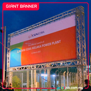 Giant Tarpaulin / Zigzag Banner